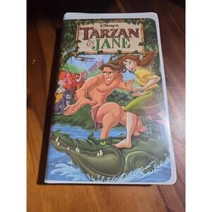 Disney's Tarzan & Jane (VHS, 2002) Walt Disney Clamshell